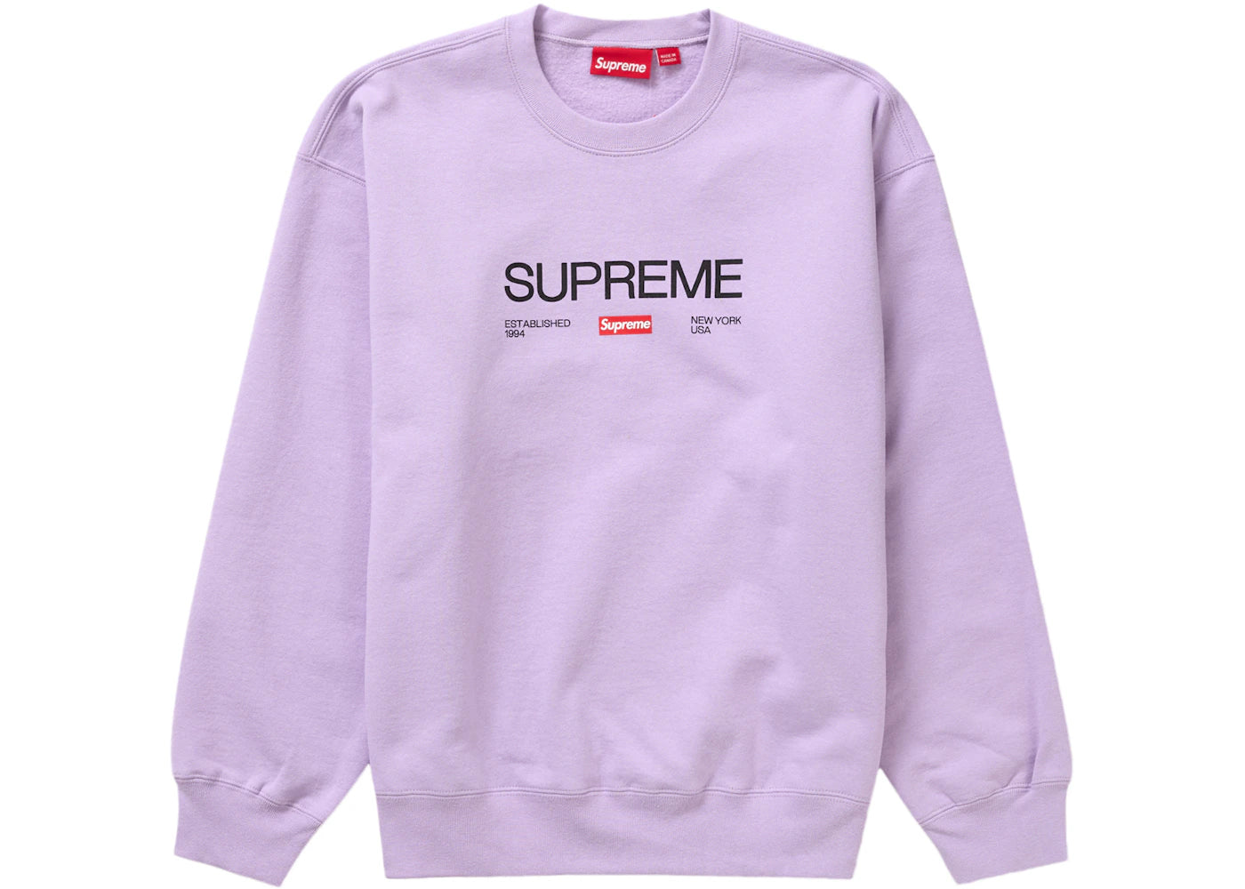 Supreme Established Crewneck Violet