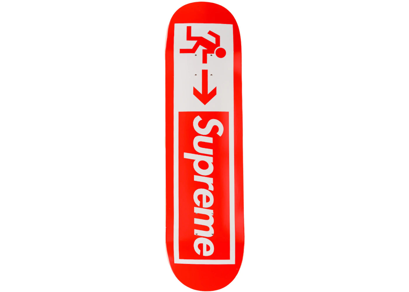 Supreme Exit Skateboard Deck Red