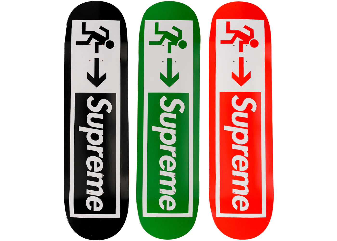 Supreme Exit Skateboard Deck Set