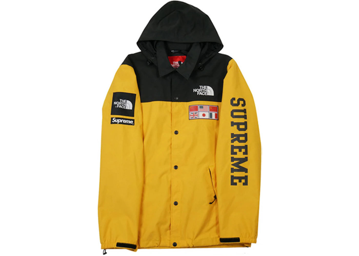 Supreme The North Face Expedition Coaches Jacket Yellow