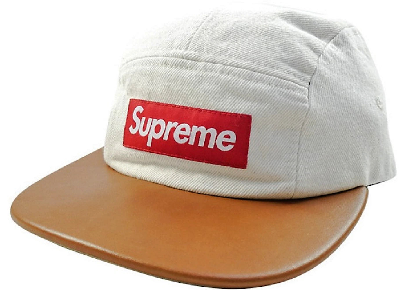 Supreme Expedition Leather Visor Camp Cap Stone