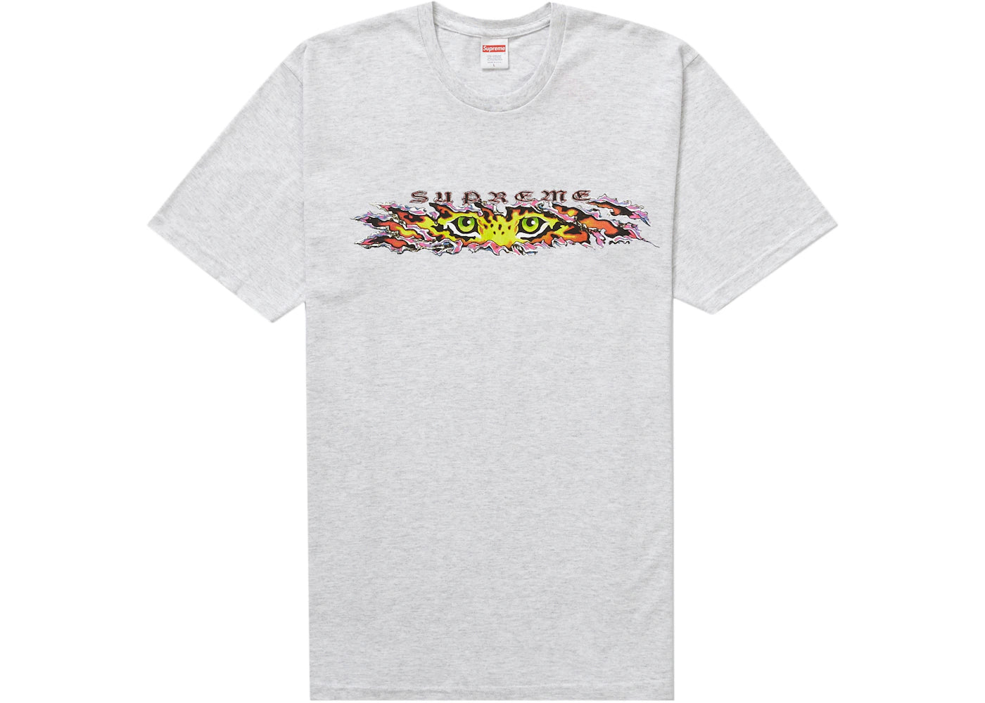 Supreme Eyes Tee Ash Grey