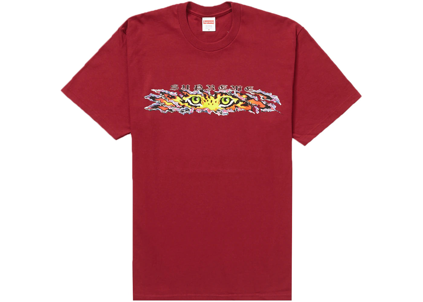 Supreme Eyes Tee Cardinal