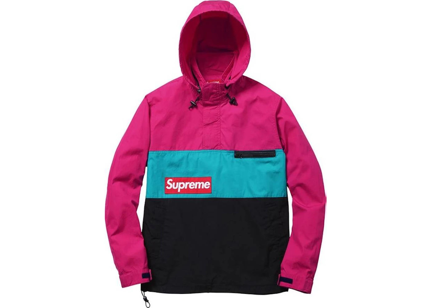 Supreme F1 Pullover Jacket Hot Pink