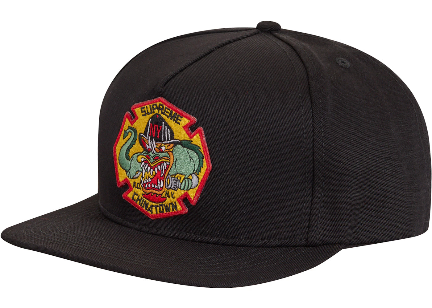 Supreme FDNY Engine 9 5-Panel Black