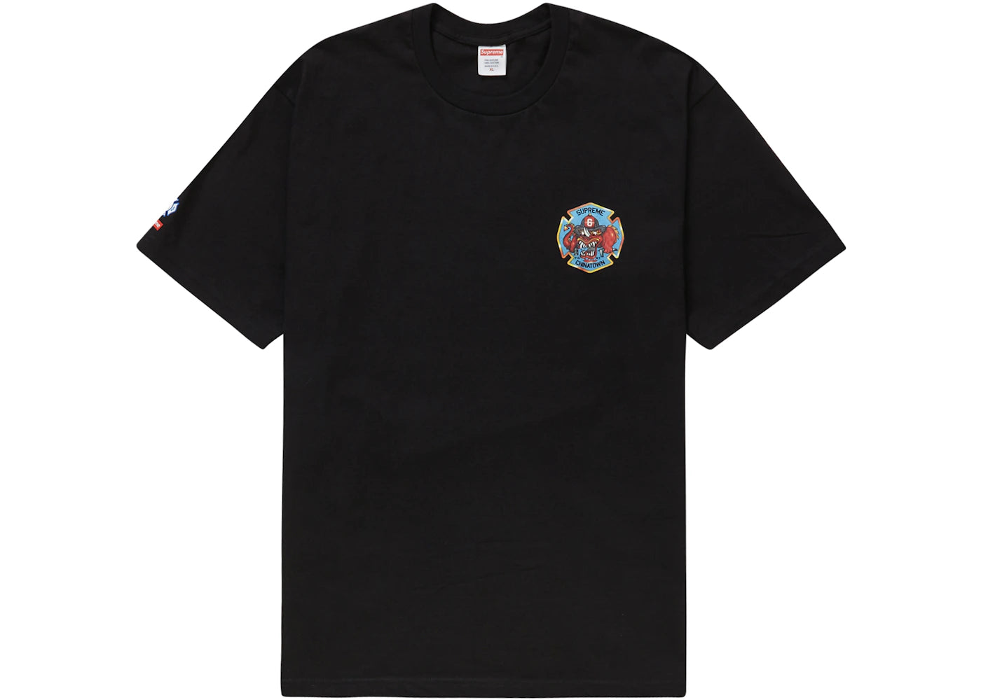 Supreme FDNY Engine 9 Tee Black