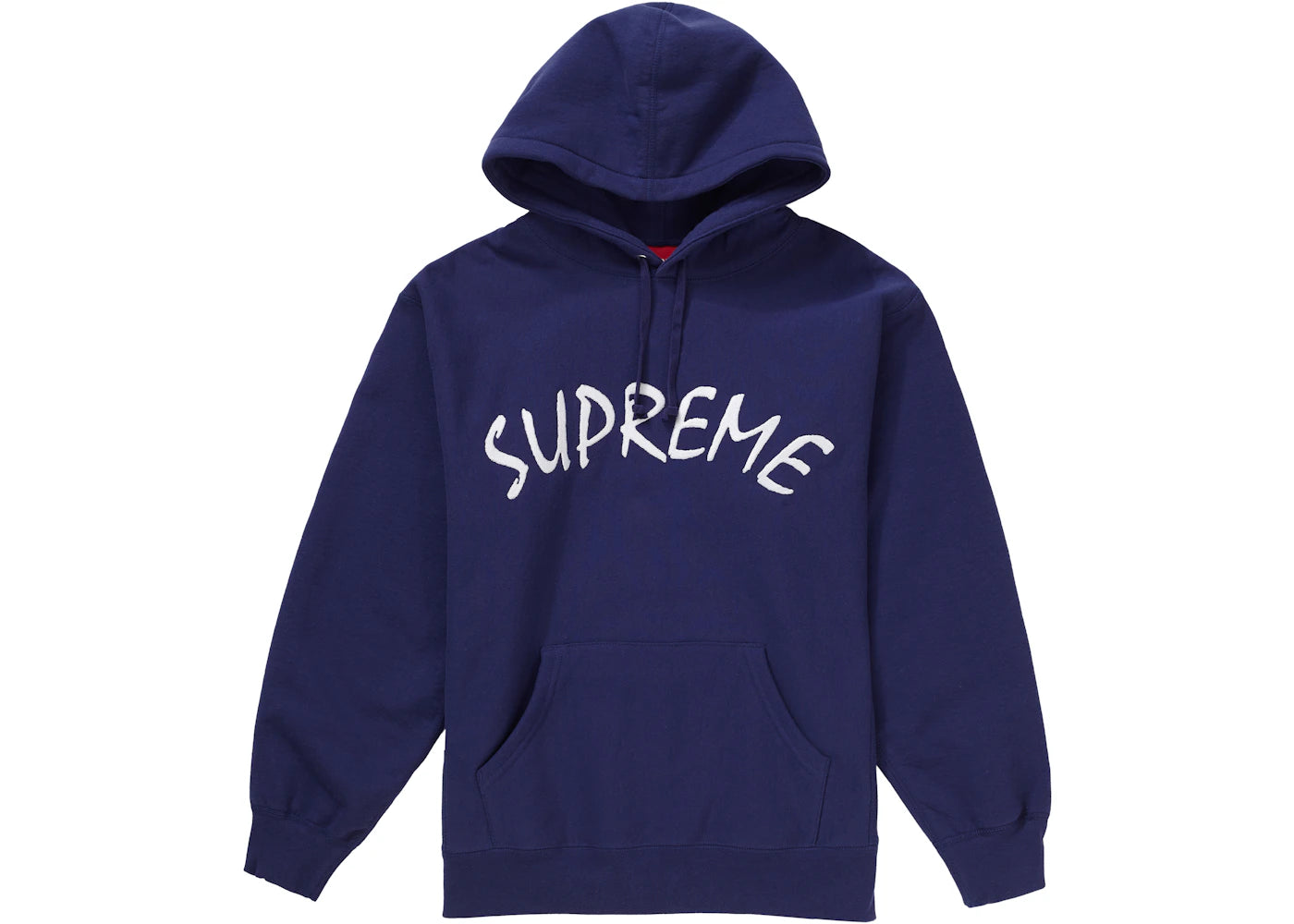 Supreme FTP Arc Hooded Sweatshirt Washed Navy