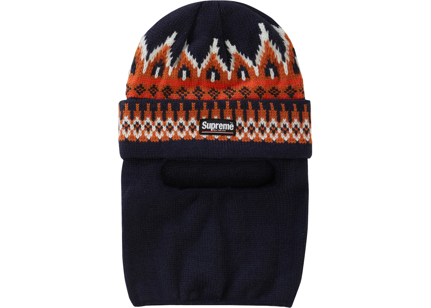 Supreme Facemask Beanie Navy