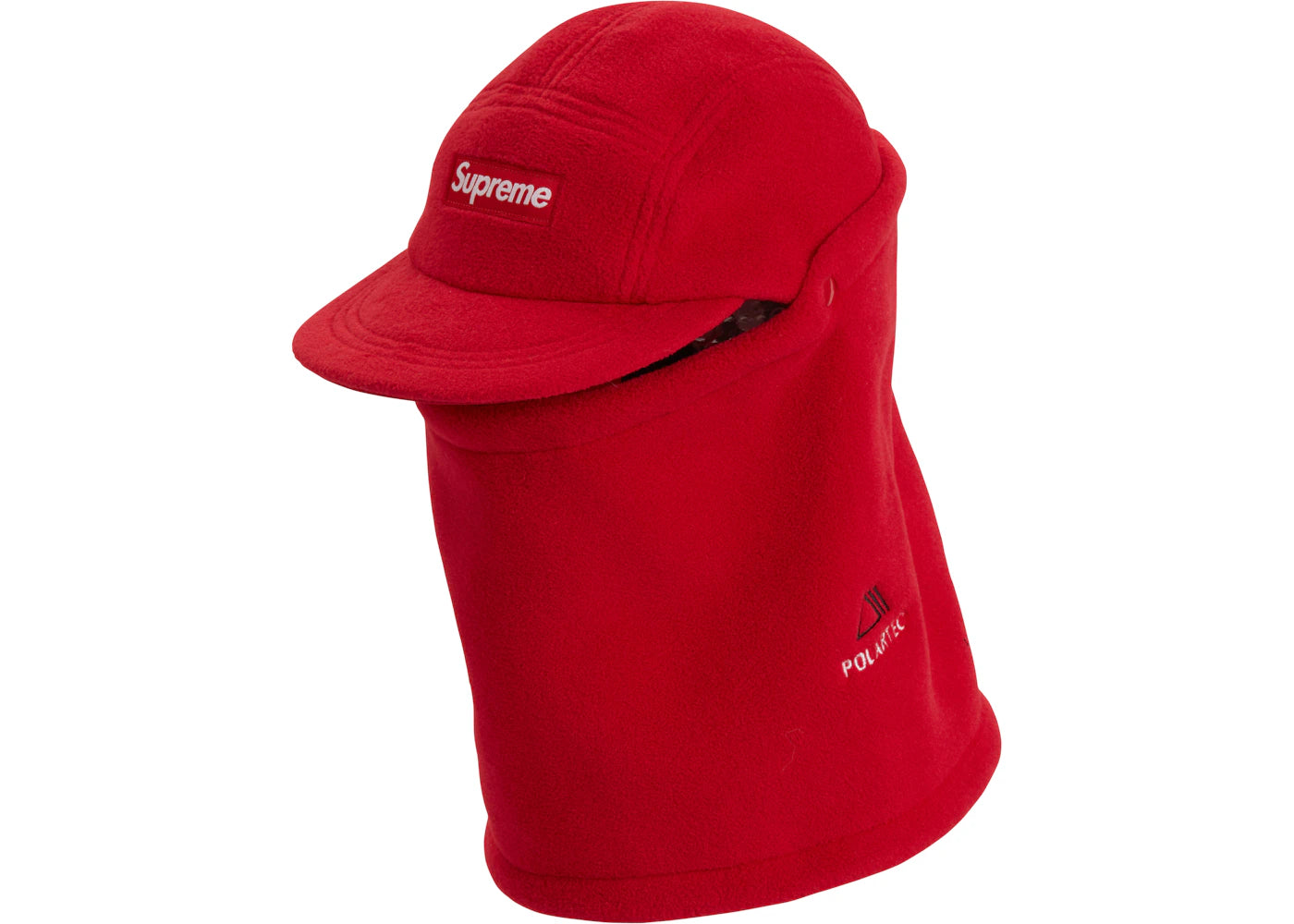 Supreme Facemask Polartec Camp Cap Red