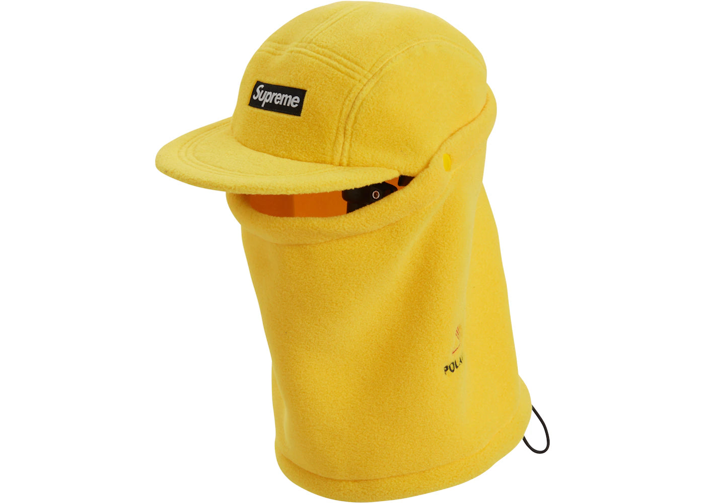 Supreme Facemask Polartec Camp Cap Yellow