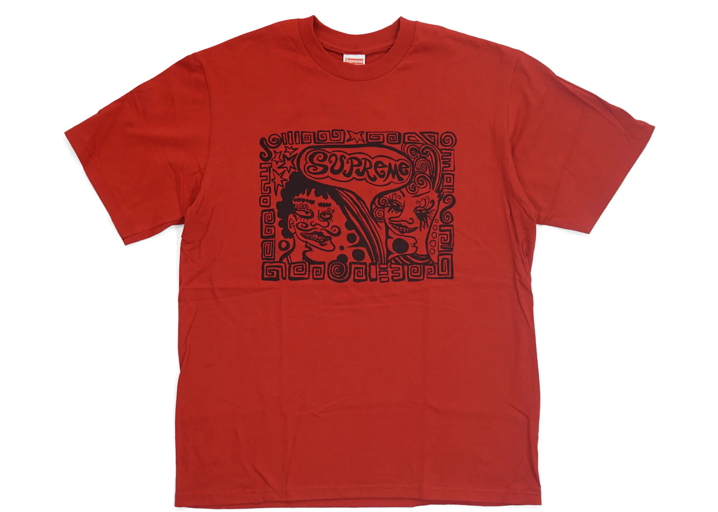 Supreme Faces Tee Red