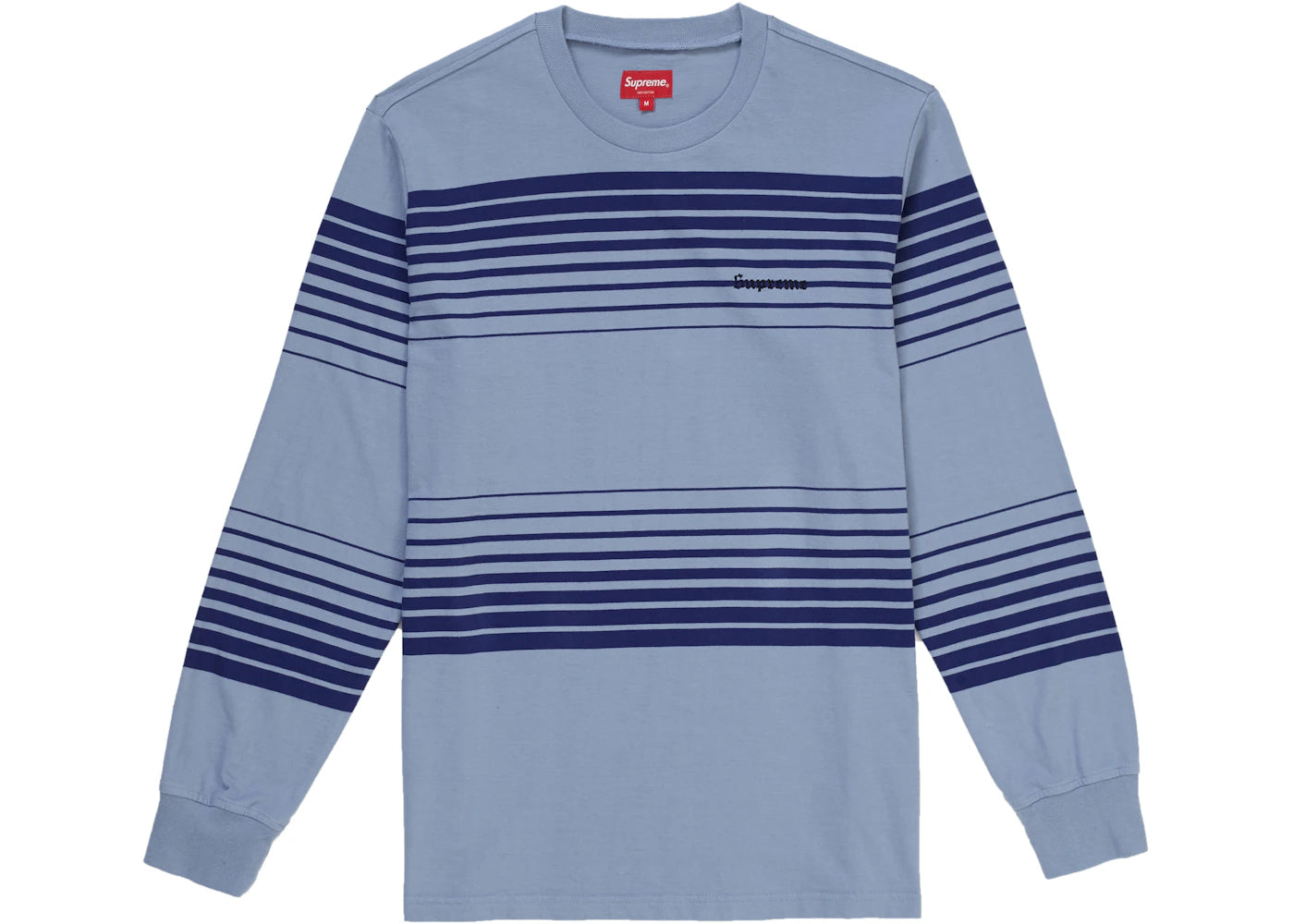 Supreme Fade Stripe L/S Top Slate