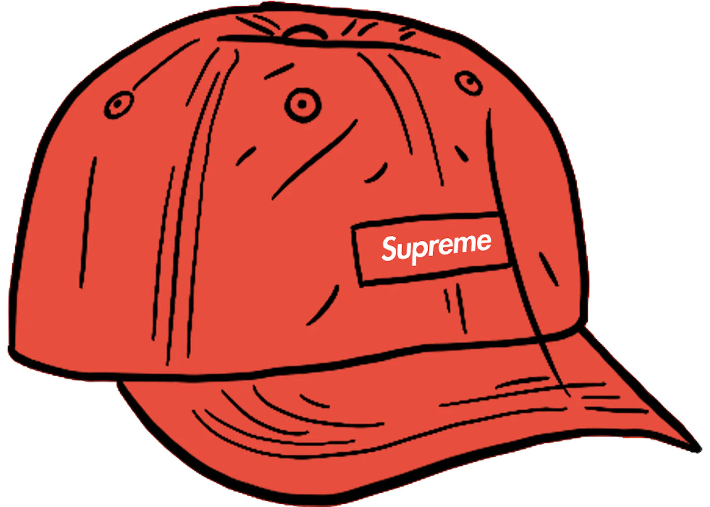 Supreme Faded Ripstop 6-Panel Orange