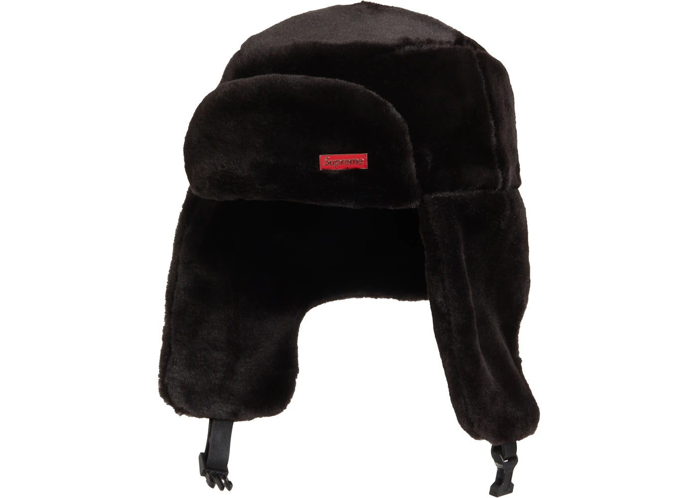 Supreme Faux Fur Ushanka Hat Black