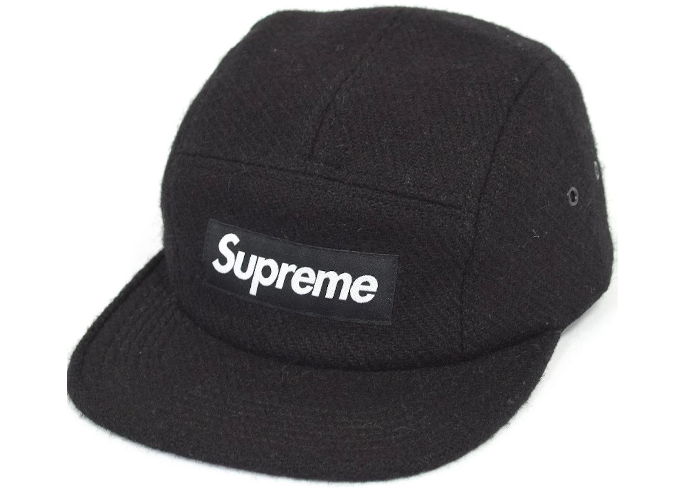 Supreme Featherweight Wool Camp Cap Black