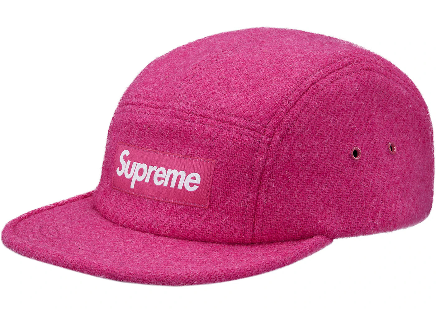 Supreme Featherweight Wool Camp Cap (FW17) Pink