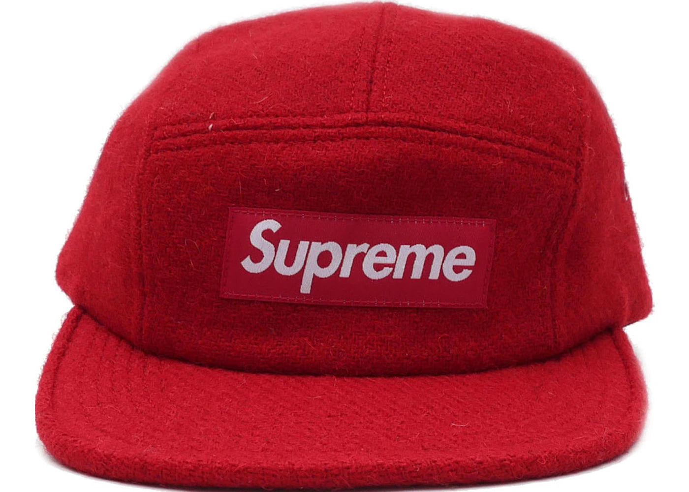 Supreme Featherweight Wool Camp Cap Red