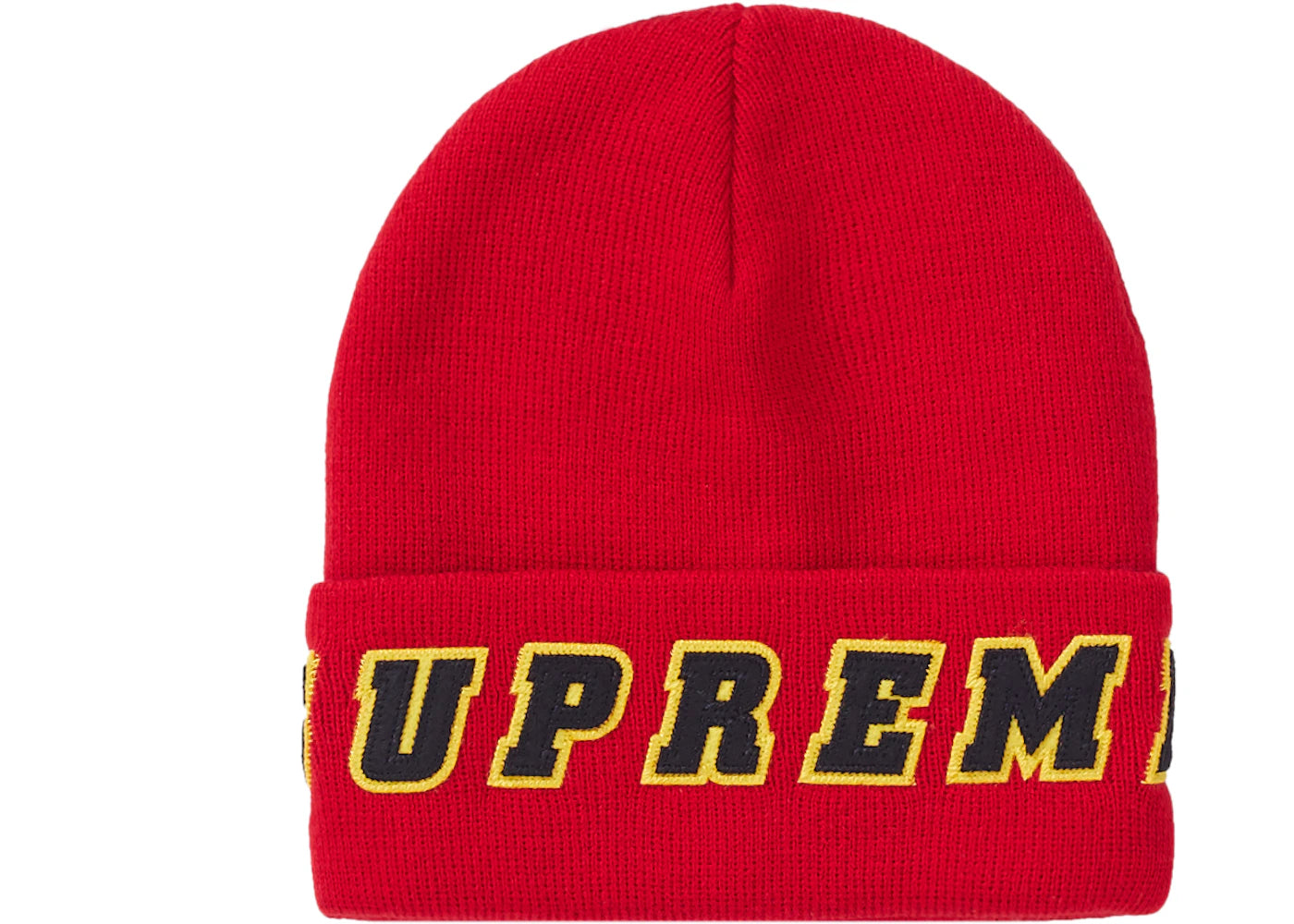 Supreme Felt Logo Beanie Red