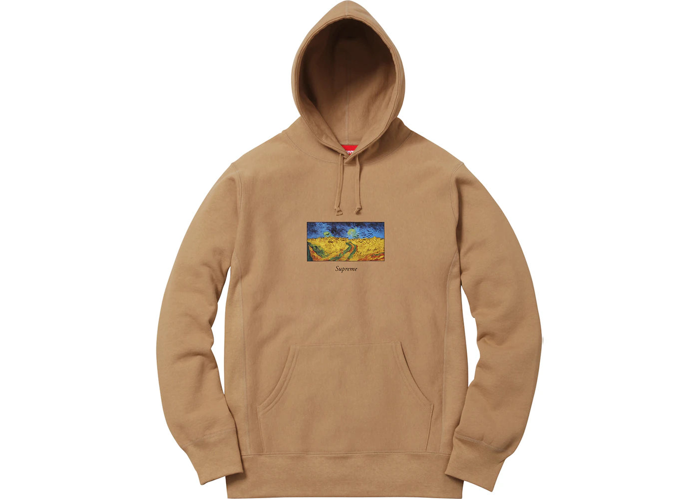 Supreme Field Hooded Sweatshirt Brown