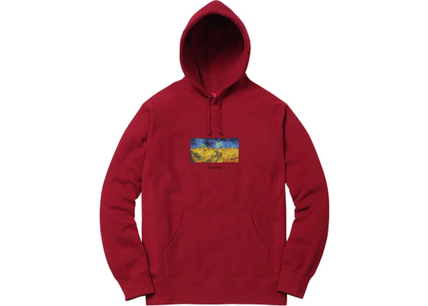 Supreme Field Hooded Sweatshirt Cardinal