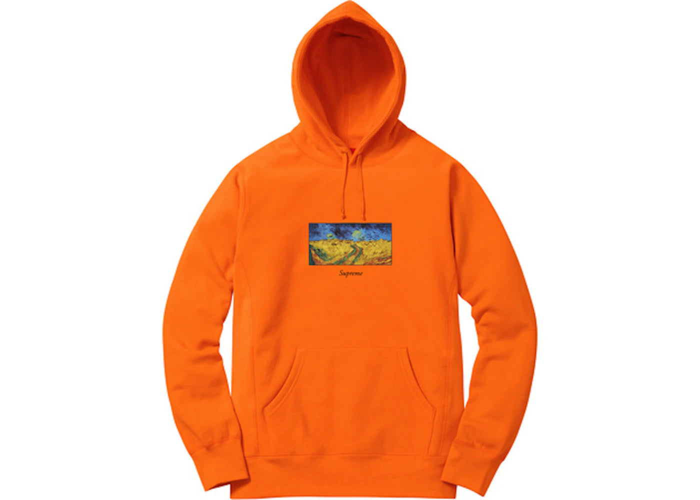 Supreme Field Hooded Sweatshirt Orange