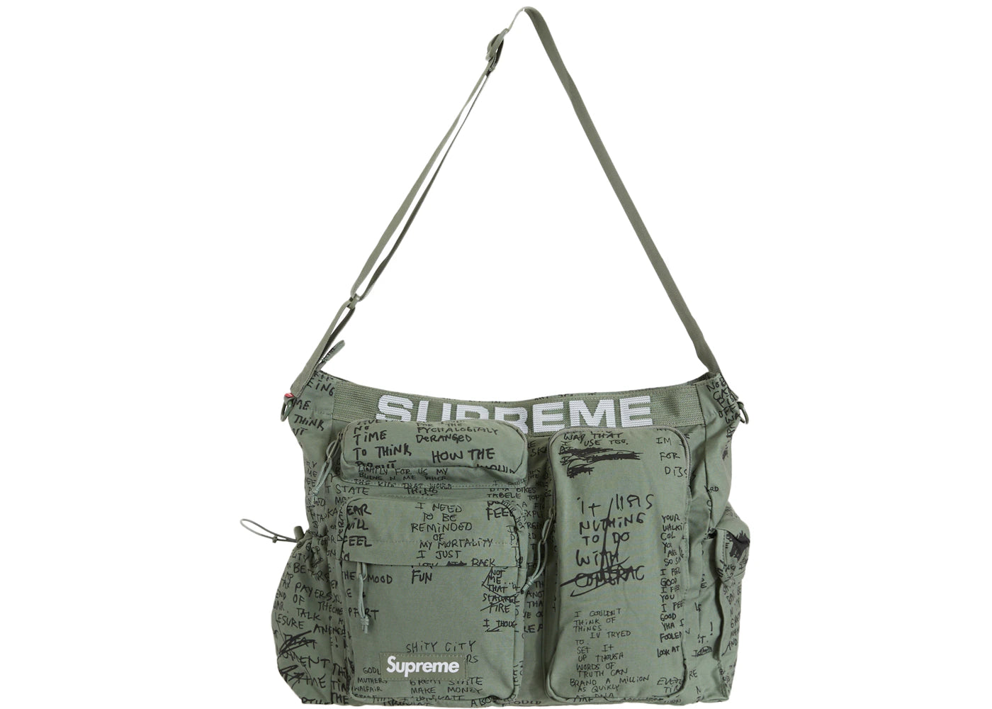 Supreme Field Messenger Bag Olive Gonz