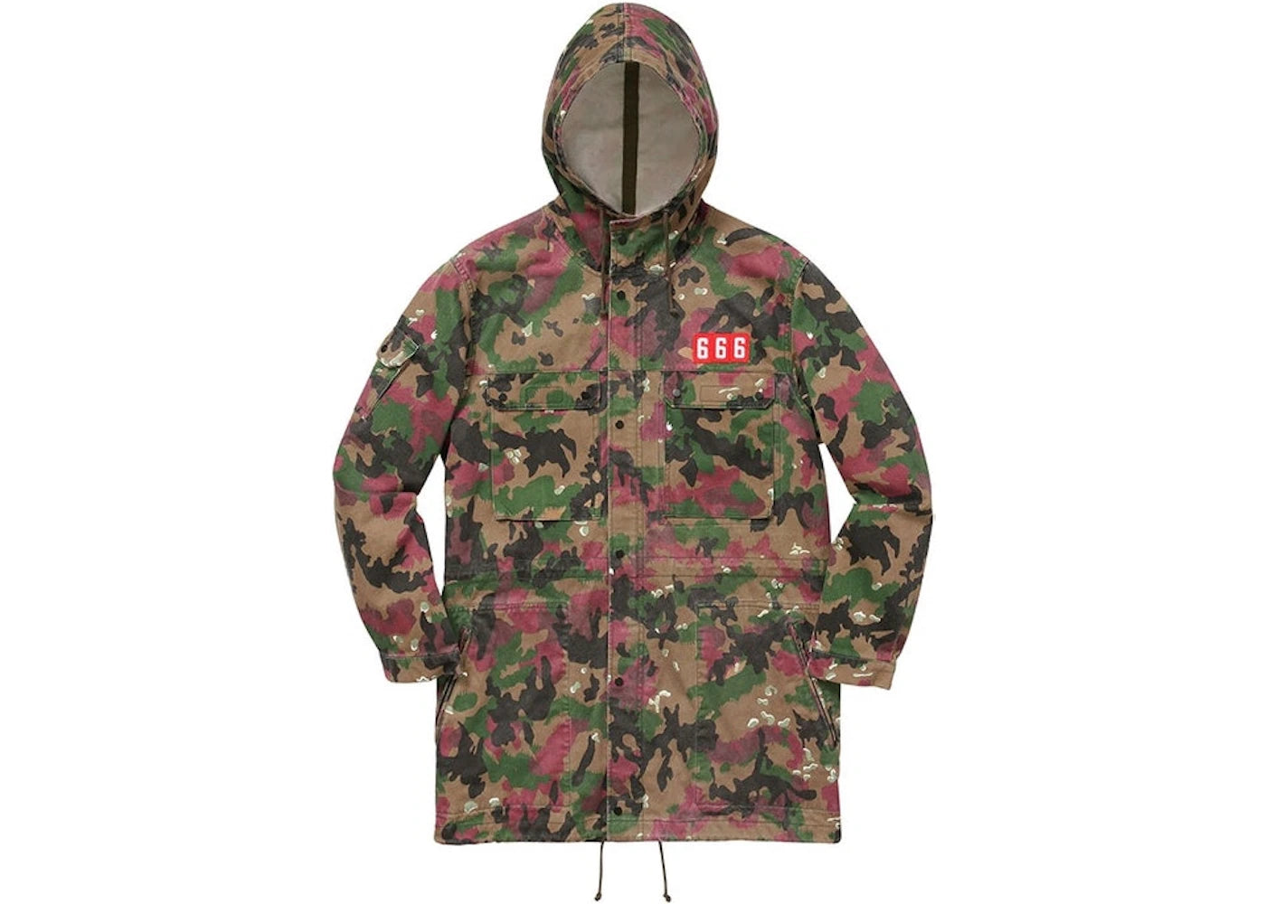 Supreme Field Parka Swiss Camo