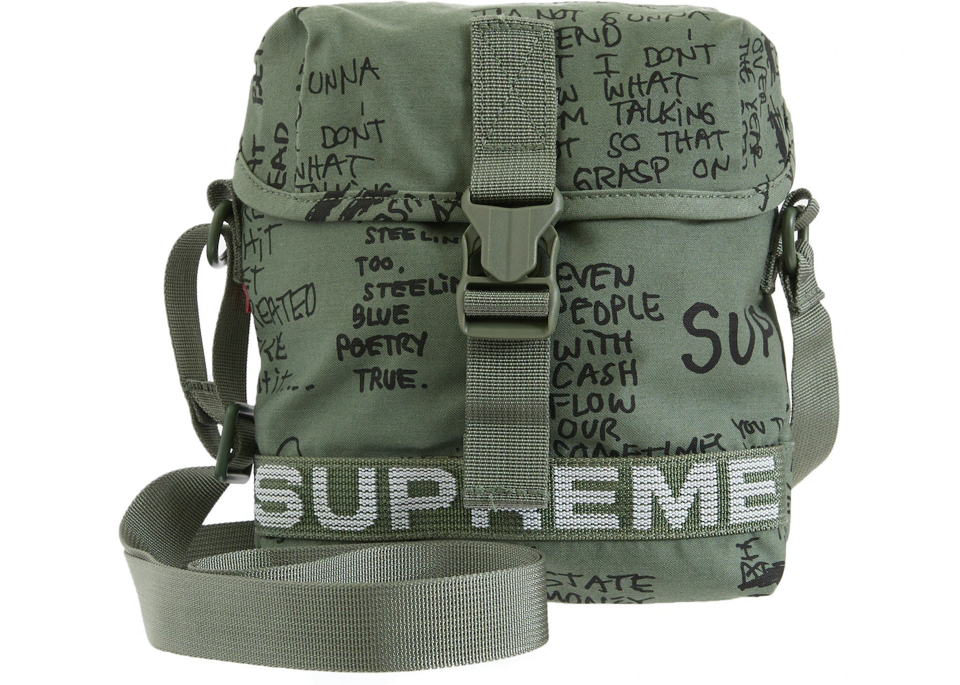 Supreme Field Side Bag Olive Gonz