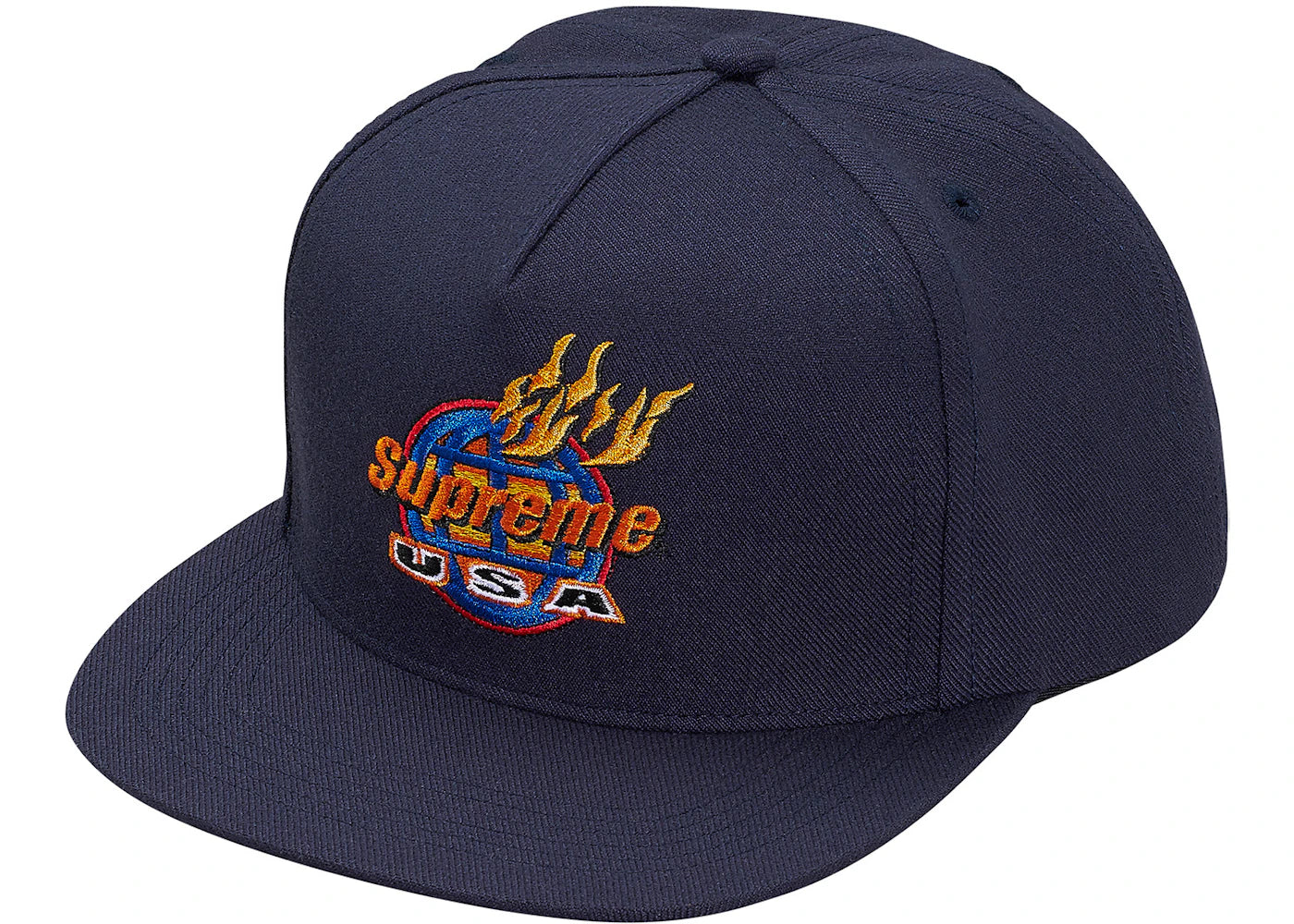 Supreme Fire 5-Panel Navy