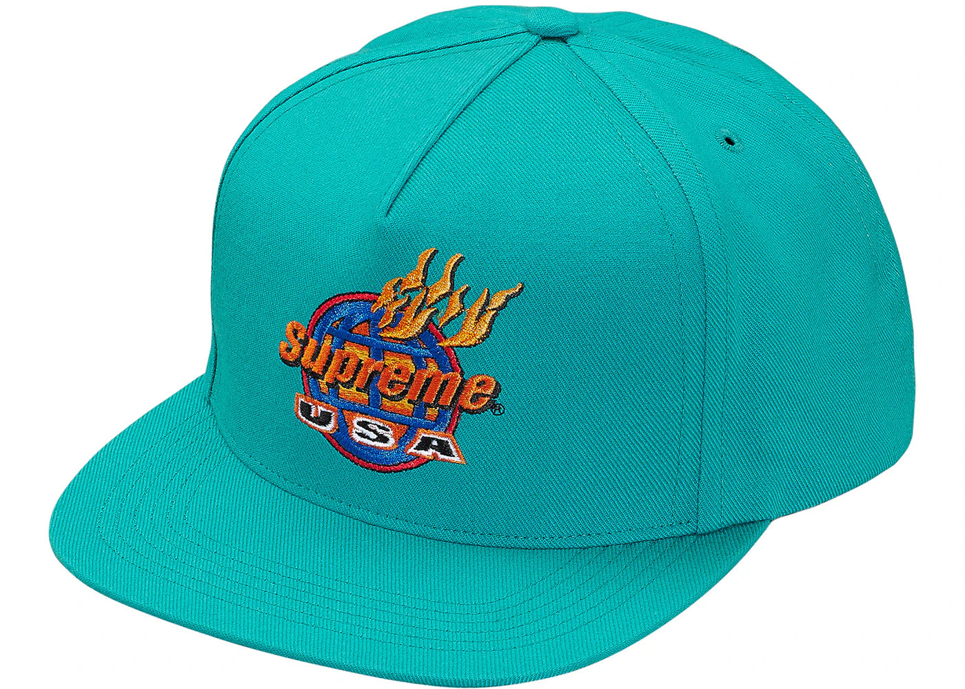Supreme Fire 5-Panel Teal
