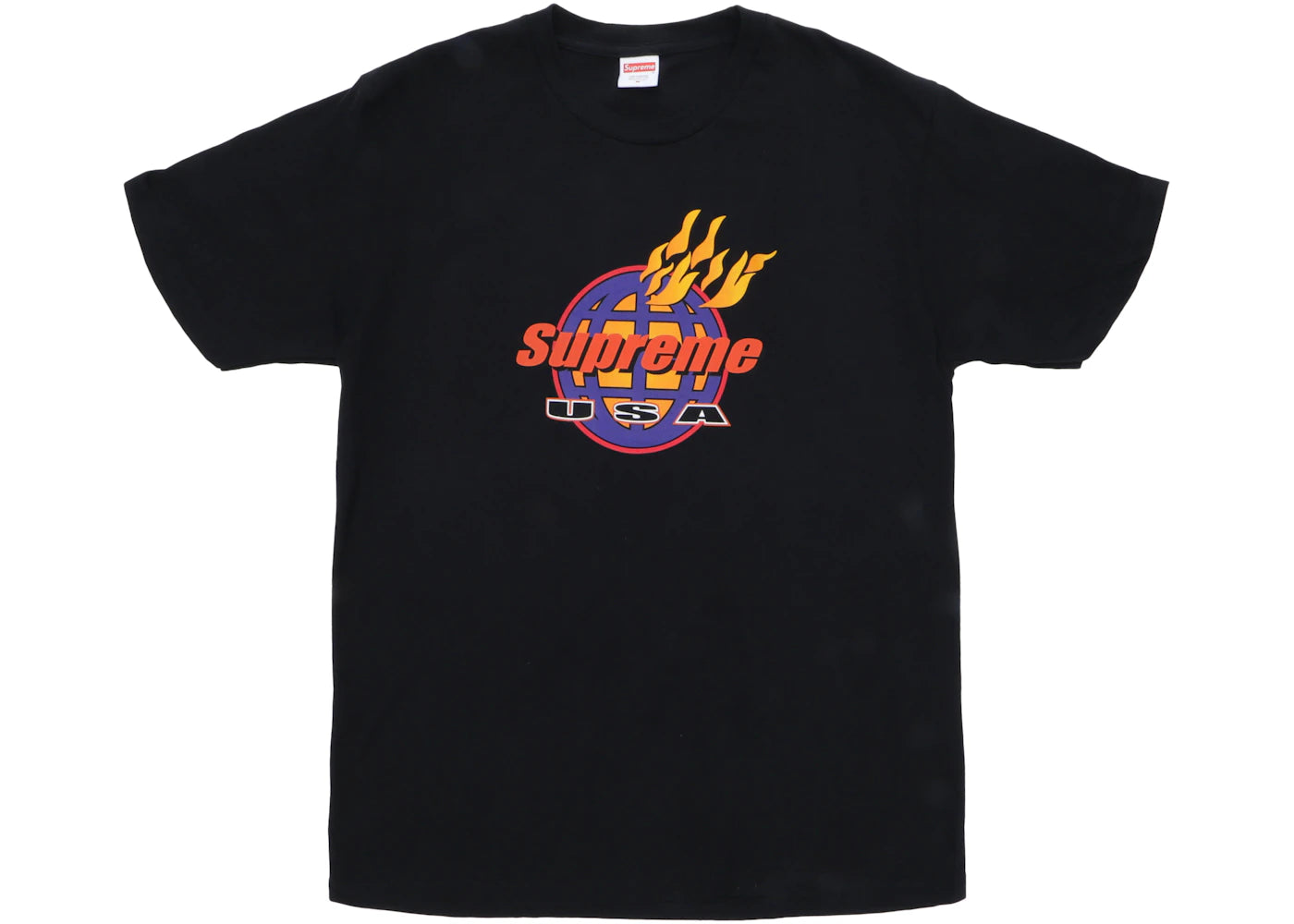 Supreme Fire Tee Black