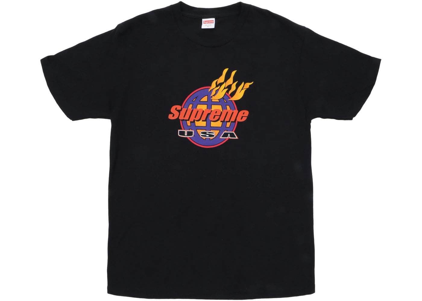Supreme Fire Tee Dark Slate