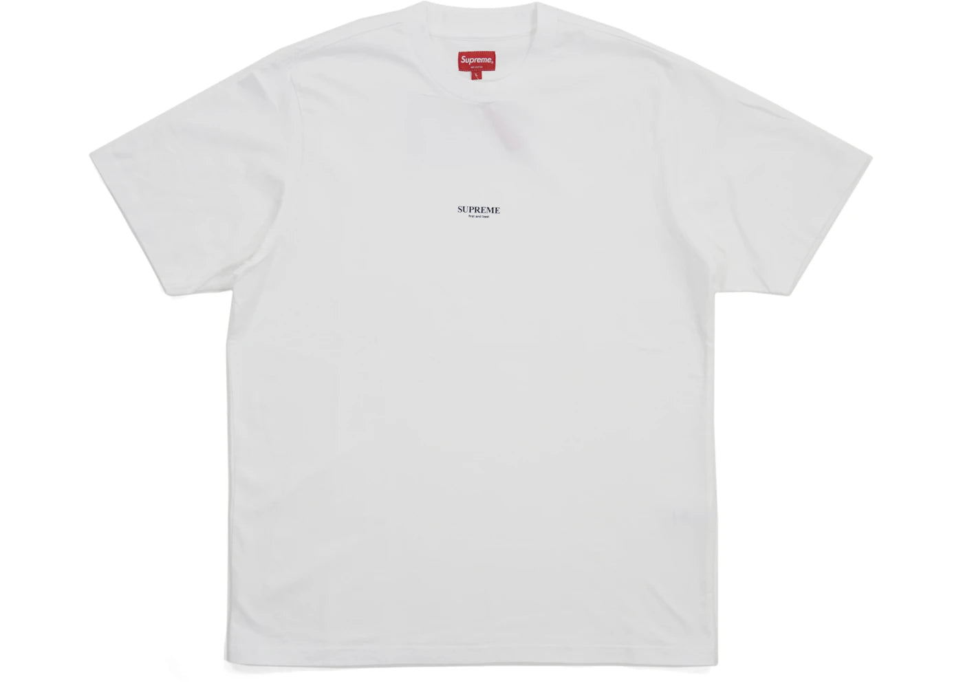 Supreme First & Best Tee White