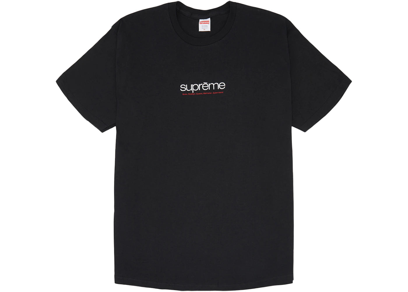 Supreme Five Boroughs Tee Black