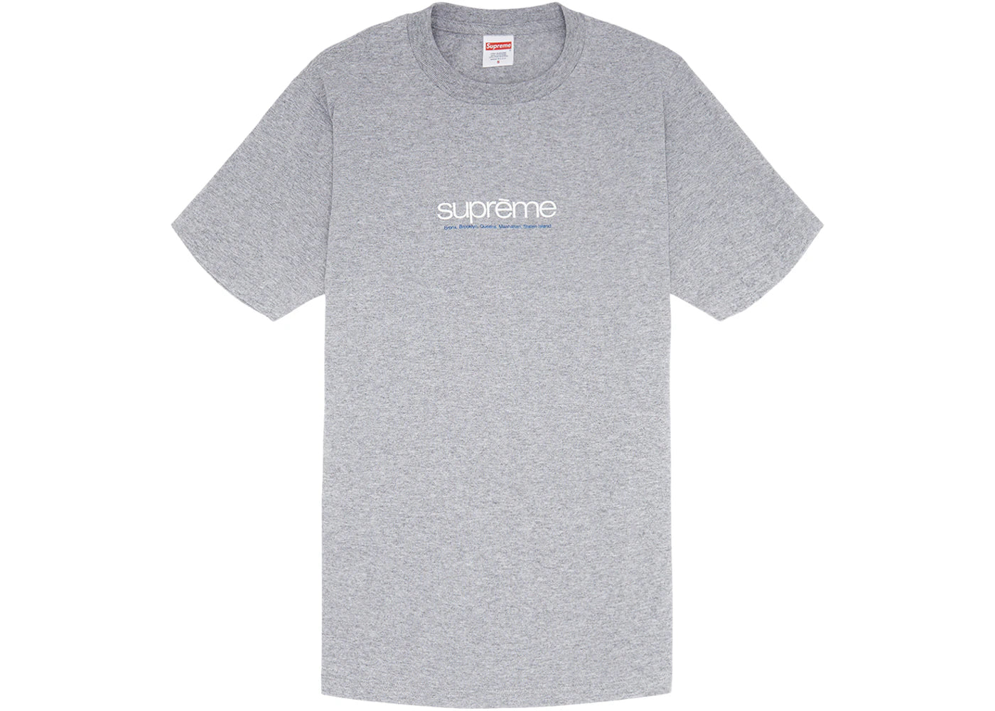 Supreme Five Boroughs Tee Heather Grey