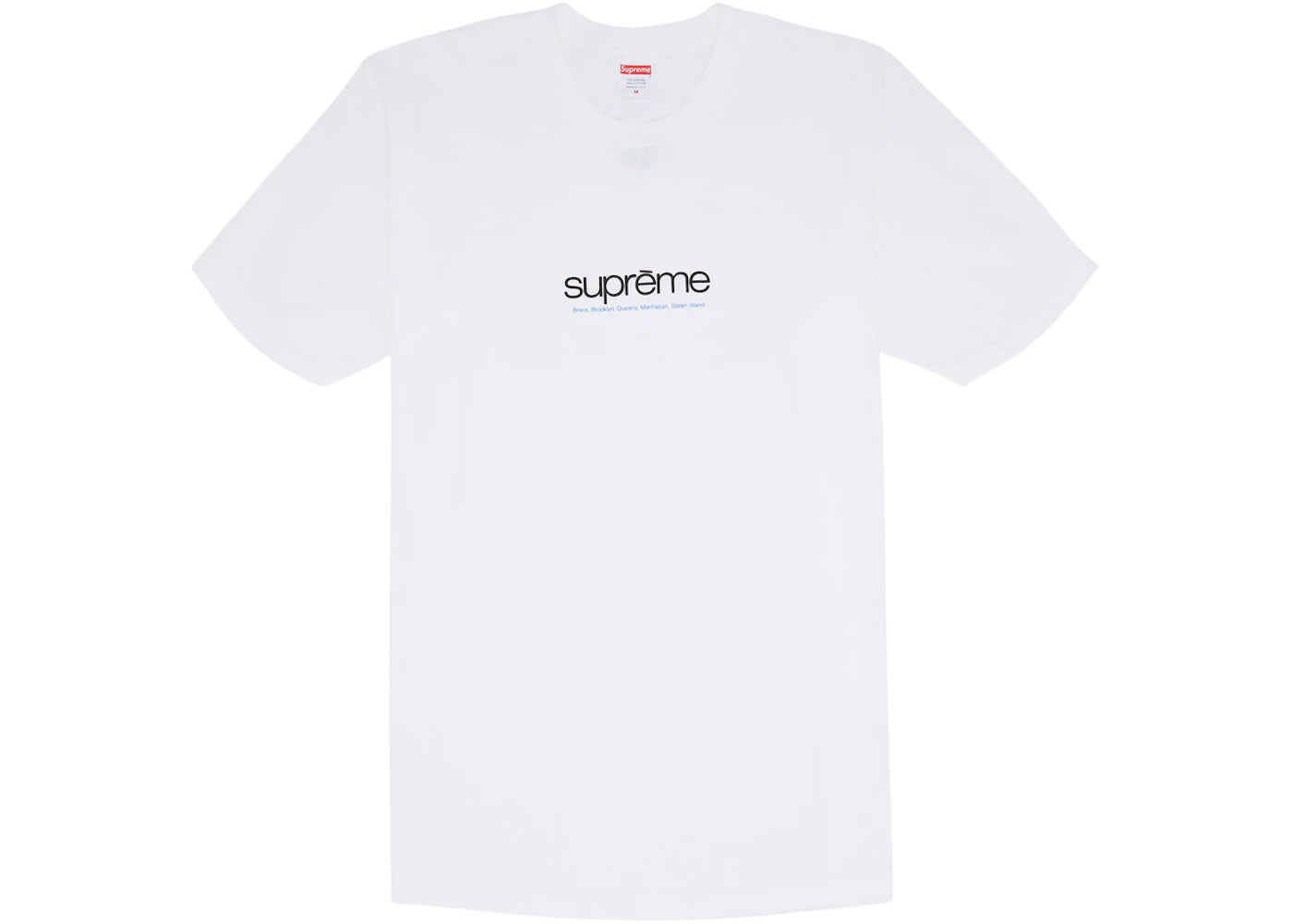 Supreme Five Boroughs Tee White