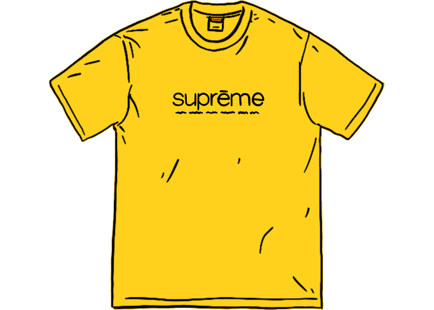 Supreme Five Boroughs Tee Yellow