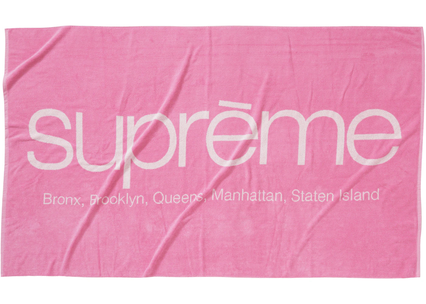 Supreme Five Boroughs Towel Pink