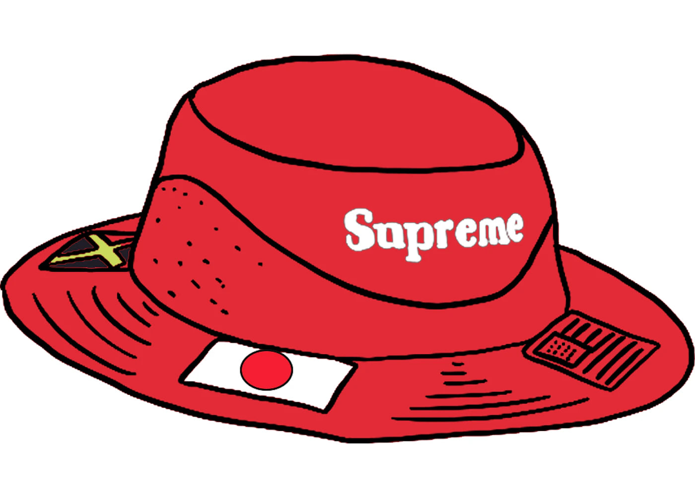 Supreme Flags Boonie Red