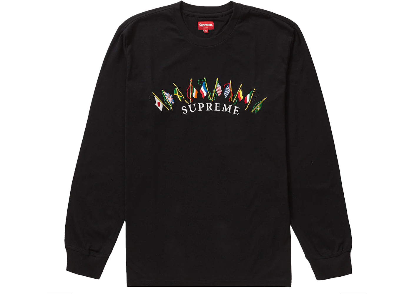 Supreme Flags L/S Top Black