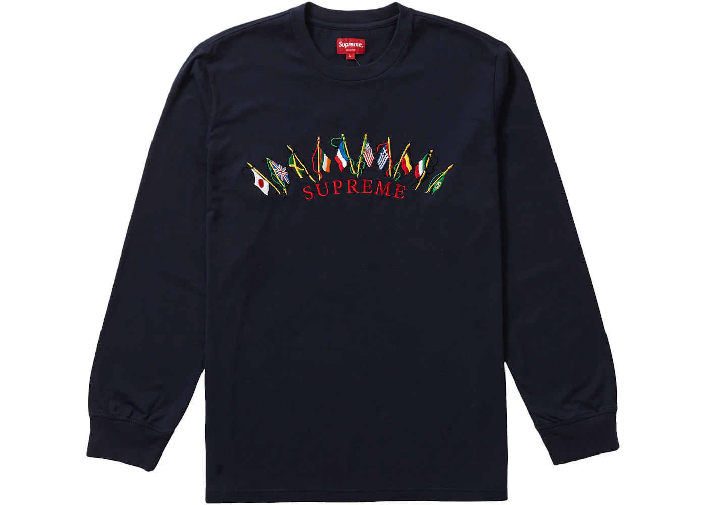 Supreme Flags L/S Top Navy