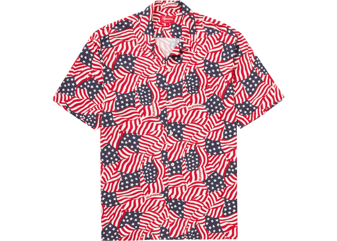 Supreme Flags Rayon S/S Shirt Flags