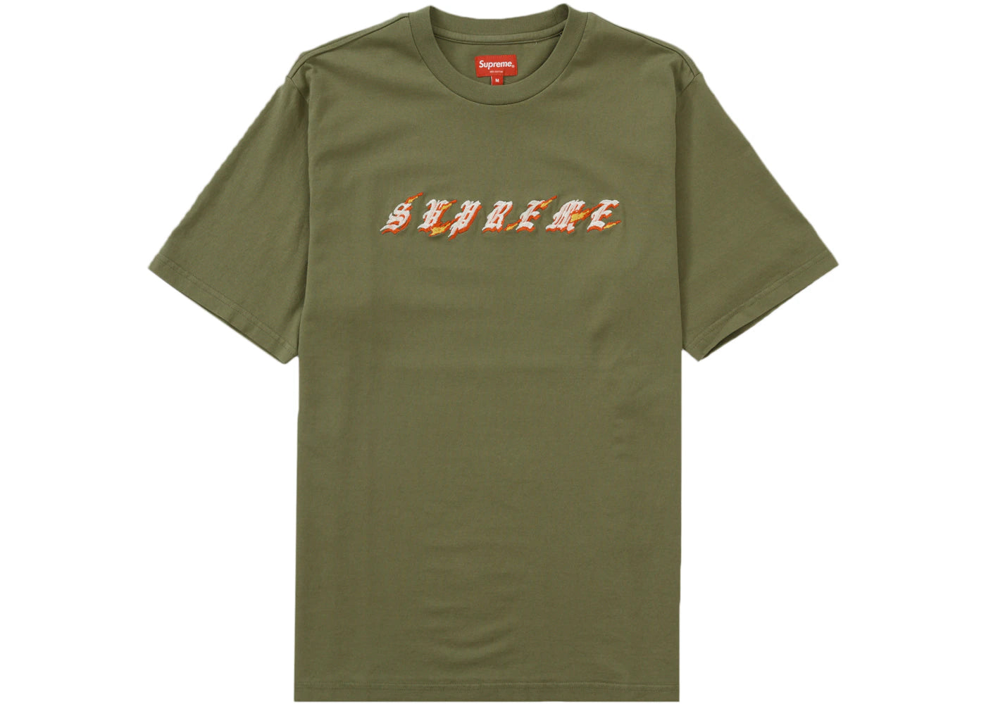 Supreme Flames S/S Top (SS22) Olive