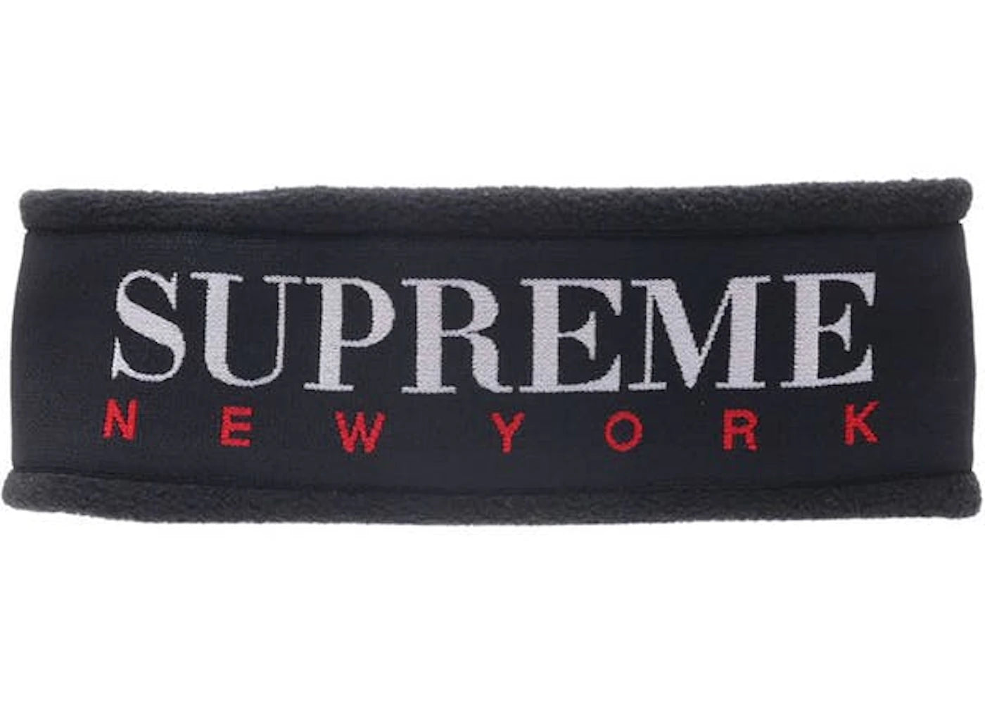 Supreme Fleece Headband Black