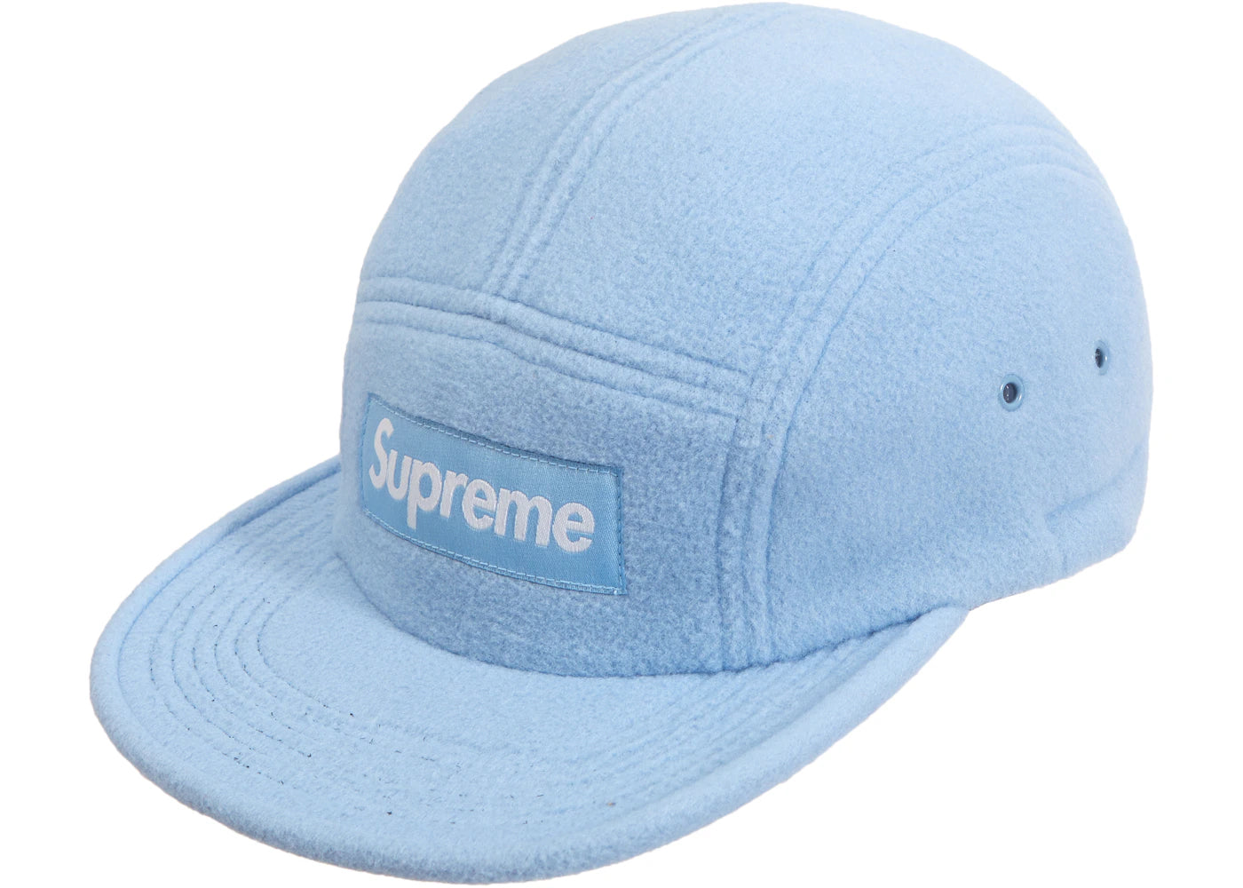 Supreme Fleece Pullcord Camp Cap Light Blue