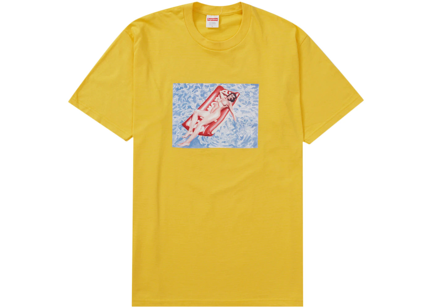 Supreme Float Tee Yellow