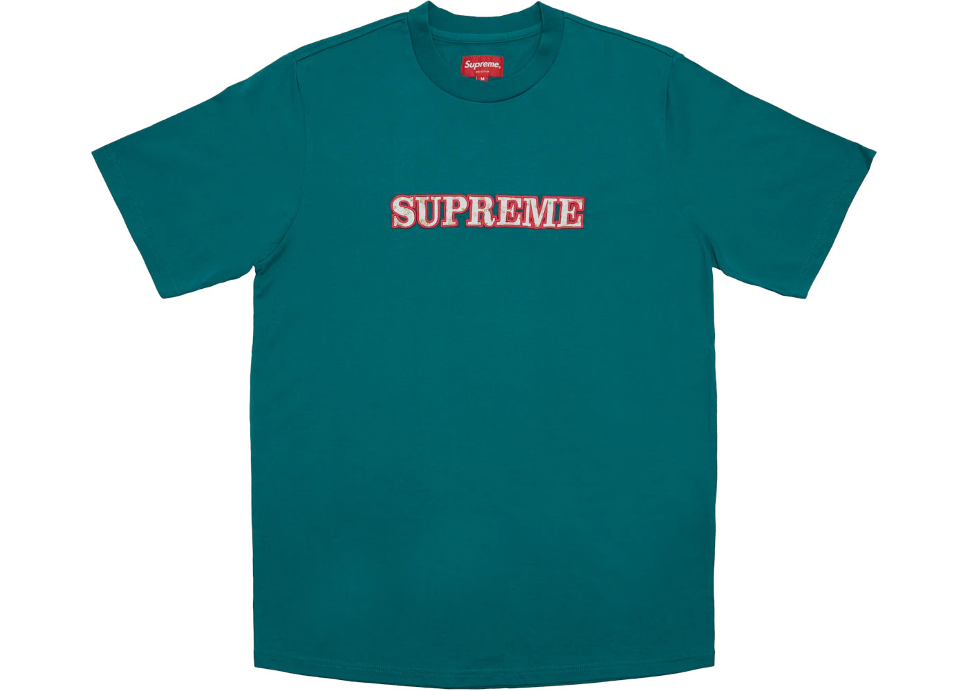Supreme Floral Logo Tee Teal