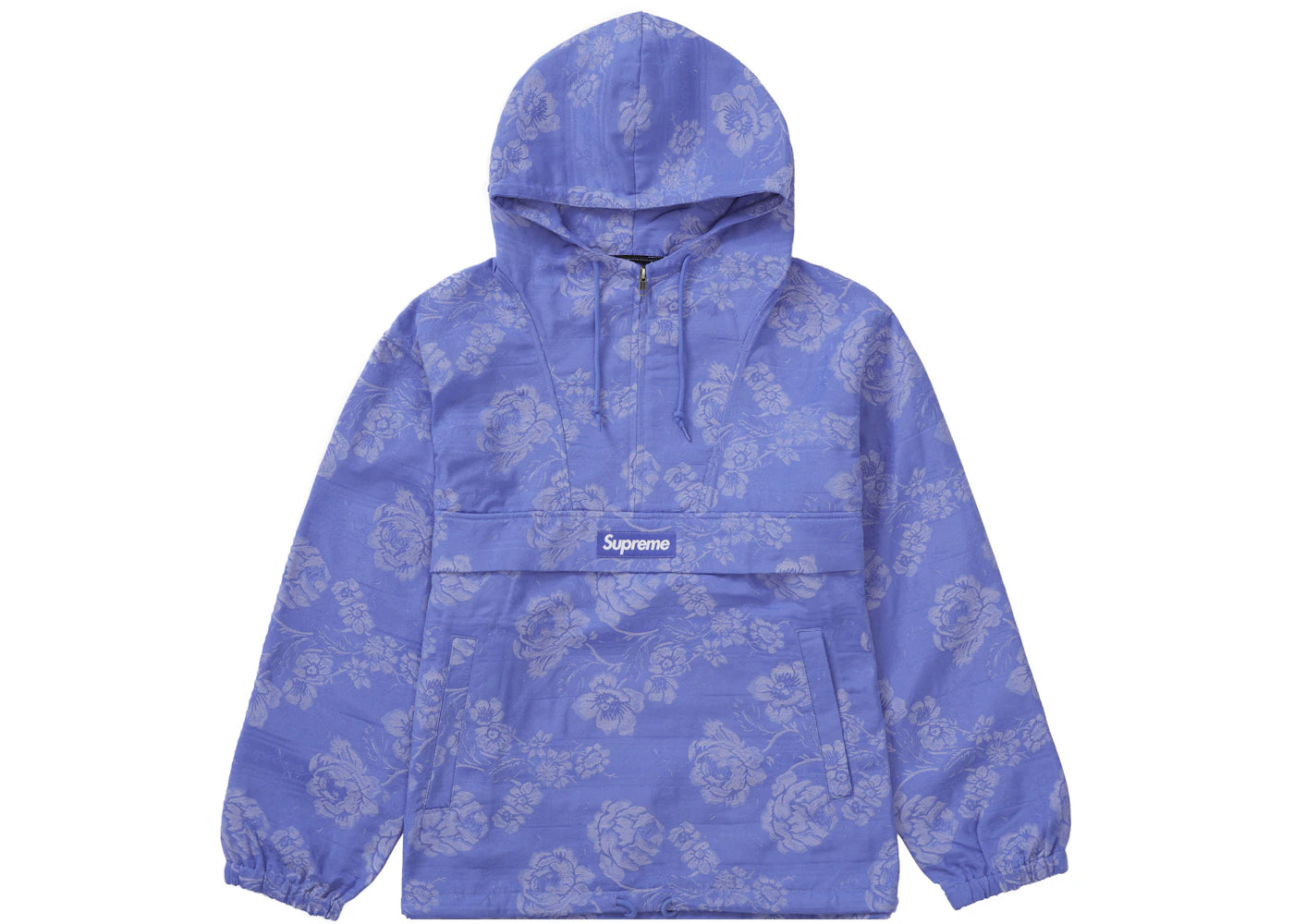 Supreme Floral Tapestry Anorak Blue
