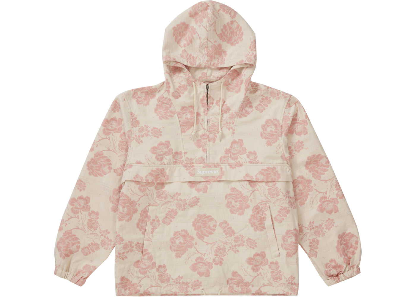 Supreme Floral Tapestry Anorak Pink