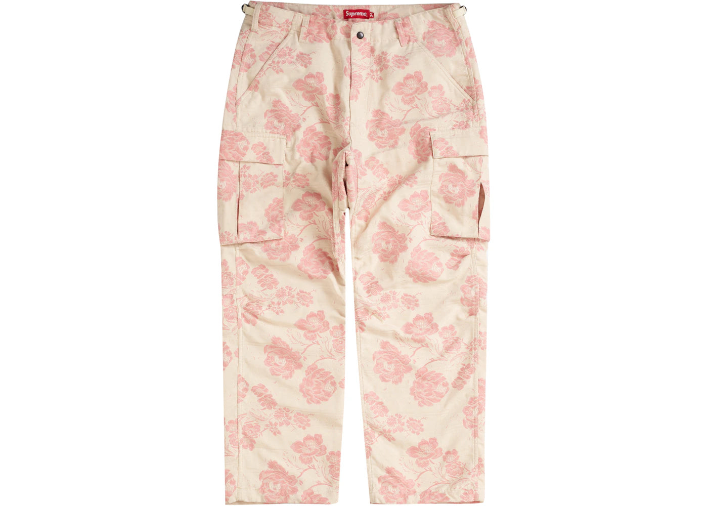 Supreme Floral Tapestry Cargo Pant Pink